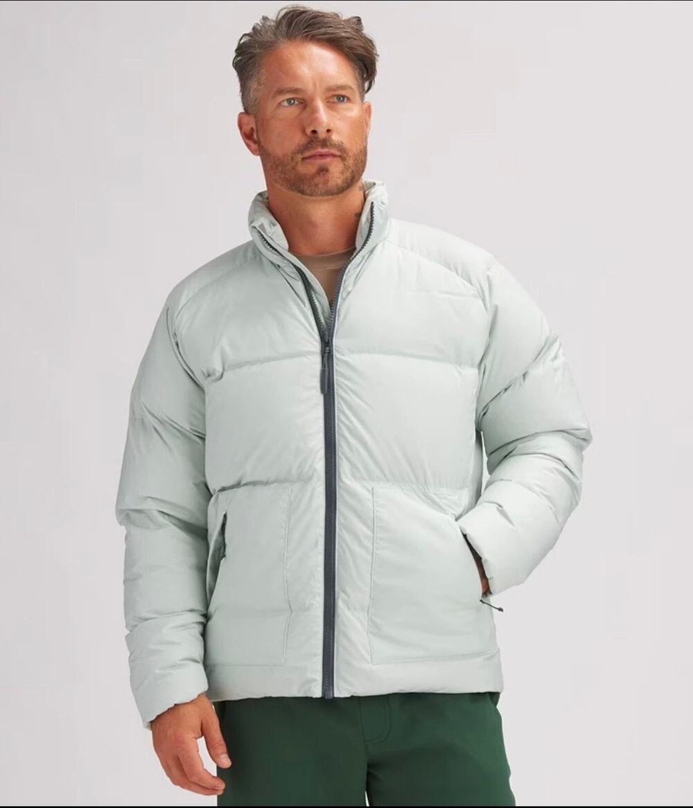 Backcountry Reglan ALLIED Down Jacket Men Large Mountain Fog Outerwear Gorpcore
